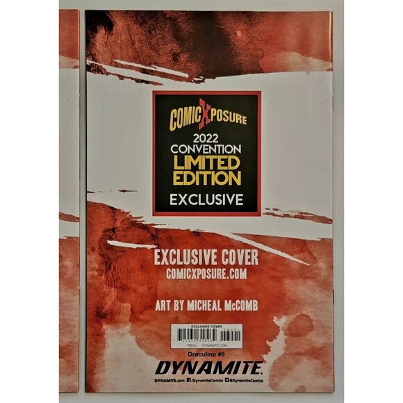 NYCC 2022 DRACULINA # 6 / VAMPIRELLA STRIKES # 5 VIRGIN VARIANT SET MIKE McCOMB - Picture 7 of 7